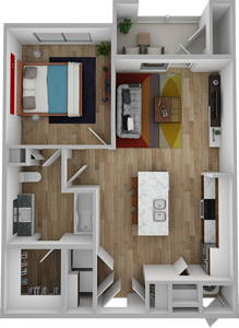 A1 - One Bedroom / One Bath 